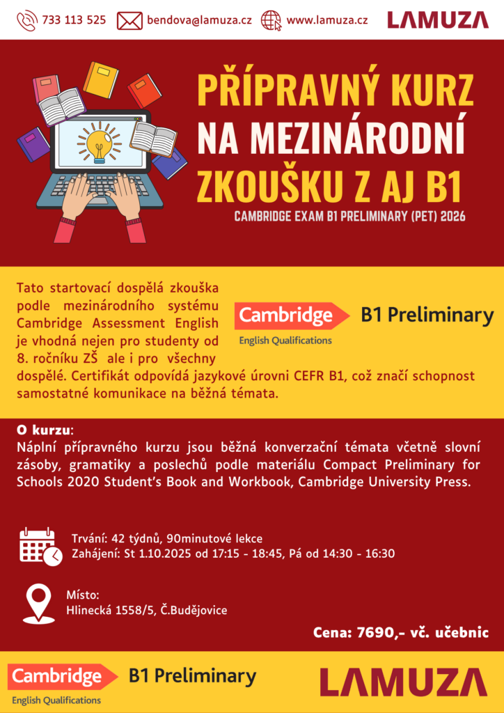 b1 pripravny kurz Aj